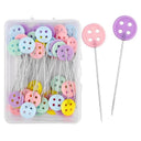 50/100pcs Colorful Dressmaking Pins Set for Embroidery, Patchwork & DIY  ourlum.com 04 50pcs 