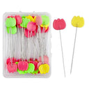 50/100pcs Colorful Dressmaking Pins Set for Embroidery, Patchwork & DIY  ourlum.com 08 50pcs 