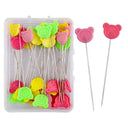 50/100pcs Colorful Dressmaking Pins Set for Embroidery, Patchwork & DIY  ourlum.com 09 50pcs 