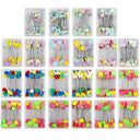 50/100pcs Colorful Dressmaking Pins Set for Embroidery, Patchwork & DIY  ourlum.com   