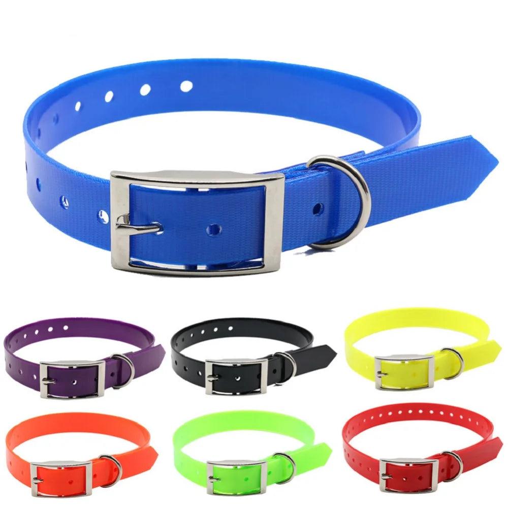Stylish Waterproof Pet Dog Collar with Deodorant and Dirt Resistant Features - 7 Vibrant Colors  ourlum.com   