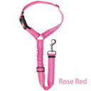 Premium Reflective Adjustable Dog Harness Leash with Anti-Shock Buffer - Ideal for Pet Safety and Comfort  ourlum.com Rose Red  