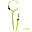 Premium Reflective Adjustable Dog Harness Leash with Anti-Shock Buffer - Ideal for Pet Safety and Comfort  ourlum.com Green  