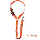 Premium Reflective Adjustable Dog Harness Leash with Anti-Shock Buffer - Ideal for Pet Safety and Comfort  ourlum.com Orange  