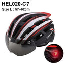 NEWBOLER LED Cycling Helmet with Adjustable Fit and Superior Protection  ourlum.com HEL020 C7 l 