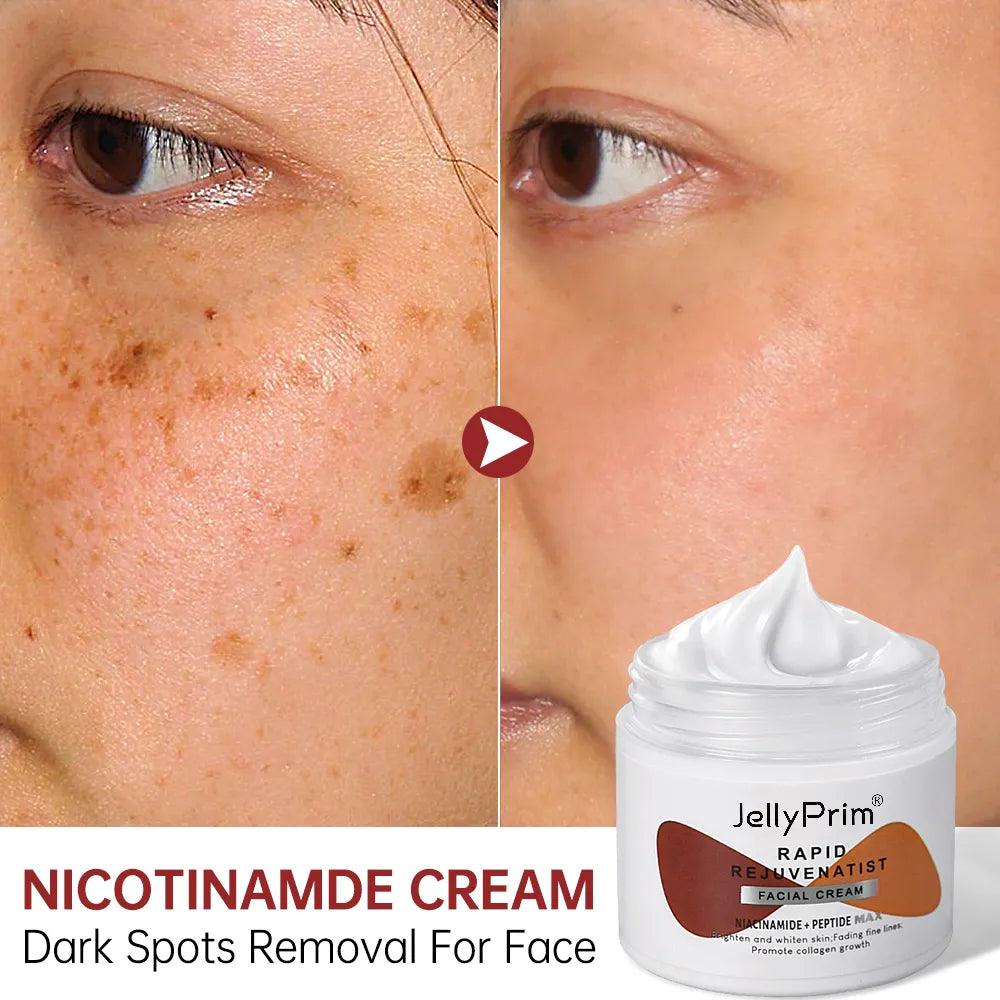 Skin Brightening Cream with Niacinamide, Peptide, and Pore Refining Ingredients  ourlum.com   