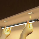 Motion Sensor LED Under Cabinet Light with USB Recharge - Modern Kitchen Closet Lamp  ourlum.com   