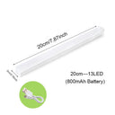 Motion Sensor LED Under Cabinet Light with USB Recharge - Modern Kitchen Closet Lamp  ourlum.com Warm White 3000K Cuboid 20cm 