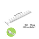 Motion Sensor LED Under Cabinet Light with USB Recharge - Modern Kitchen Closet Lamp  ourlum.com Warm White 3000K Cuboid 10cm 