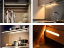 Motion Sensor LED Under Cabinet Light with USB Recharge - Modern Kitchen Closet Lamp  ourlum.com   