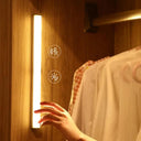 Motion Sensor LED Under Cabinet Night Light with Magnetic Suction  ourlum.com   