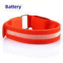 Night Runner's LED Safety Armband for Outdoor Activities  ourlum.com Battery 2 United State 