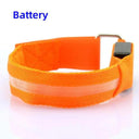 Night Runner's LED Safety Armband for Outdoor Activities  ourlum.com Battery 5 United State 