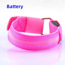 Night Runner's LED Safety Armband for Outdoor Activities  ourlum.com Battery 6 United State 