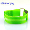 Night Runner's LED Safety Armband for Outdoor Activities  ourlum.com USB Charging 3 United State 