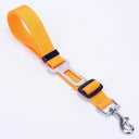 Adjustable Nylon Dog Leash with Car Safety Belt for Small to Medium Dogs  ourlum.com Yellow M 