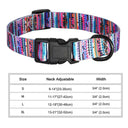 Nylon Floral Print Pet Collar with Adjustable Fit for Dogs and Cats  ourlum.com 201 rose XS 