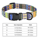 Nylon Floral Print Pet Collar with Adjustable Fit for Dogs and Cats  ourlum.com 201 yellow XS 