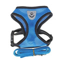 Breathable Nylon Mesh Harness with Leash for Small Dogs