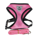 Breathable Nylon Mesh Harness with Leash for Small Dogs