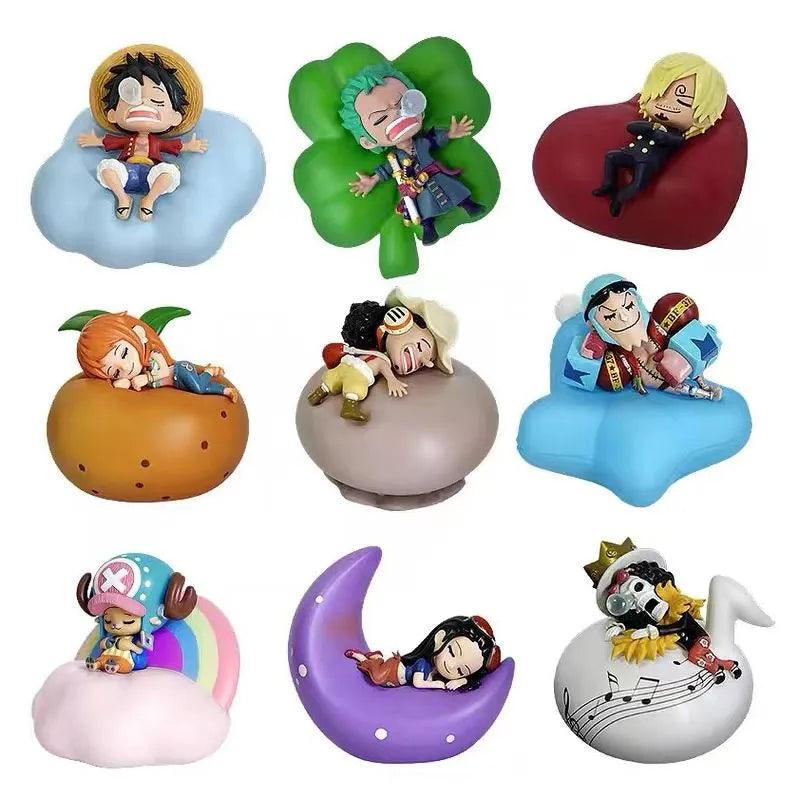 One Piece Anime Character Night Light - LED Bedroom Decor for Fans of Luffy, Zoro, Nami, and Sanji  ourlum.com   