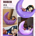 One Piece Anime Character Night Light - LED Bedroom Decor for Fans of Luffy, Zoro, Nami, and Sanji  ourlum.com Nico Robin  