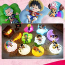 One Piece Anime Character Night Light - LED Bedroom Decor for Fans of Luffy, Zoro, Nami, and Sanji  ourlum.com   