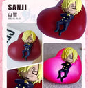 One Piece Anime Character Night Light - LED Bedroom Decor for Fans of Luffy, Zoro, Nami, and Sanji  ourlum.com Sanji  