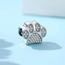 Love Pet Paw Charm Sterling Silver for Pandora Jewelry