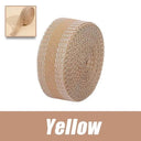 Adjustable Hemming Tape for Pants and Jeans - Self-Adhesive Solution for Clothing Length Modification  ourlum.com Yellow 1M 