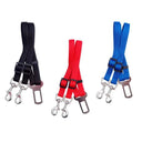 Dual Pet Dog Car Safety Belt with Adjustable Double-Head Leash for Two Dogs  ourlum.com   