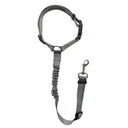 Safety Reflective Pet Car Seat Belt Leash for Dog Cat - Adjustable Elastic Cushioning Vehicle Strap  ourlum.com GRAY  