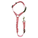 Safety Reflective Pet Car Seat Belt Leash for Dog Cat - Adjustable Elastic Cushioning Vehicle Strap  ourlum.com Pink  