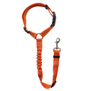 Safety Reflective Pet Car Seat Belt Leash for Dog Cat - Adjustable Elastic Cushioning Vehicle Strap  ourlum.com Orange  