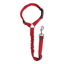 Safety Reflective Pet Car Seat Belt Leash for Dog Cat - Adjustable Elastic Cushioning Vehicle Strap  ourlum.com   