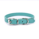 Adjustable Pet Collar with Alloy Buckle for Small to Medium-sized Pets  ourlum.com green 30x1.3CM 