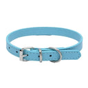 Adjustable Pet Collar with Alloy Buckle for Small to Medium-sized Pets  ourlum.com Blue 30x1.3CM 