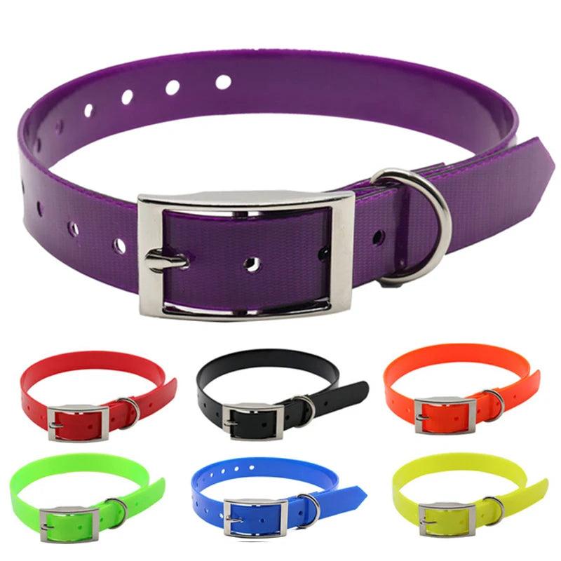 Petshop Dog Collar: Waterproof TPU+Nylon Deodorant Resistant Dirt Easy Clean Collars - 7 Vibrant Color Options for Small & Large Dogs  ourlum.com   