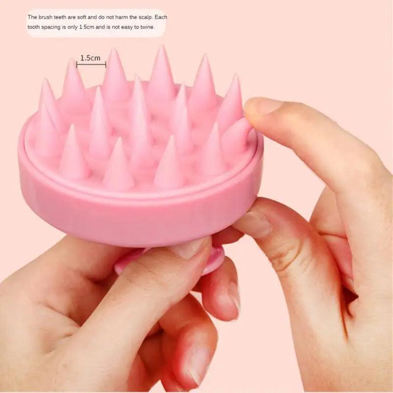 Silicone Scalp Massage Comb for Deep Cleansing and Relaxation  ourlum.com   
