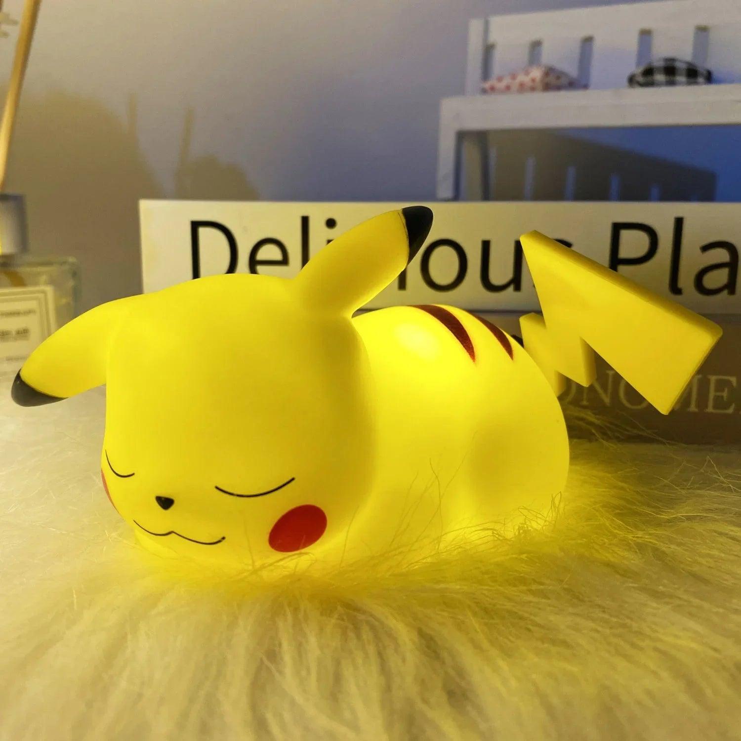 Pikachu LED Night Light - Charming Pokemon Lamp for Kids' Bedroom Décor and Toy Gift  ourlum.com   