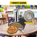 VEVOR Portable Pizza Oven Good Insulation Effect Outdoors