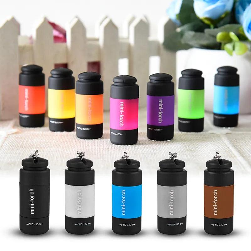 Compact USB Rechargeable Mini Keychain Flashlight with Waterproof Design  ourlum.com   