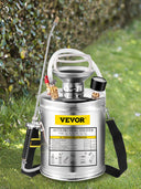 VEVOR Stainless Steel Hand Pump Sprayer for Garden Use