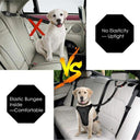 Secure Reflective Nylon Dog Car Seat Belt Leash Harness for Small Dogs  ourlum.com   