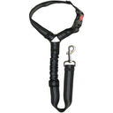 Secure Reflective Nylon Dog Car Seat Belt Leash Harness for Small Dogs  ourlum.com black  