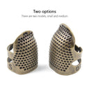 Retro Finger Protector Antique Thimble Ring for Handworking Sewing  ourlum.com   