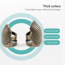 Retro Finger Protector Antique Thimble Ring for Handworking Sewing  ourlum.com   