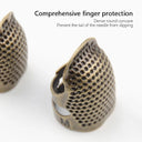 Retro Finger Protector Antique Thimble Ring for Handworking Sewing  ourlum.com   