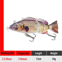 Ultimate Robotic Swimming Fishing Lures with Rechargeable LED Light  ourlum.com Big DZY M  