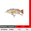 Ultimate Robotic Swimming Fishing Lures with Rechargeable LED Light  ourlum.com Small DZY 379  